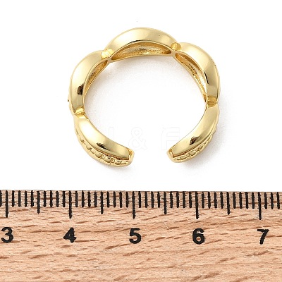 Brass Cuff Rings for Women RJEW-H262-06B-G-1