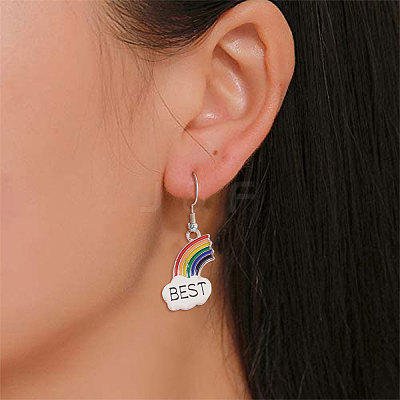 Alloy Enamel Pendants PALLOY-CJC0001-39P-1