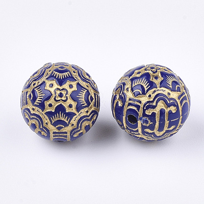 Plating Acrylic Beads PACR-T001-08A-1