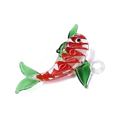 Handmade Lampwork Big Pendants LAMP-T023-14I-1