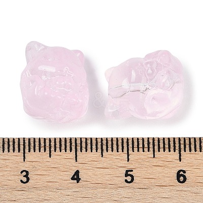Transparent Spray Paint Glass Beads LS-X1-GLAA-H035-01D-1