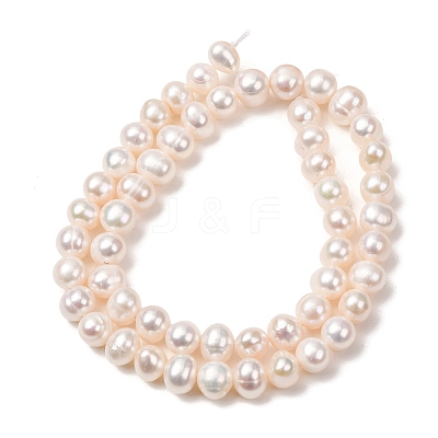 Natural Cultured Freshwater Pearl Beads Strands PA-CBABE82-15G-1