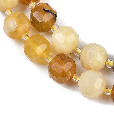 Natural Yellow Opal Beads Strands G-B125-O06-01-1