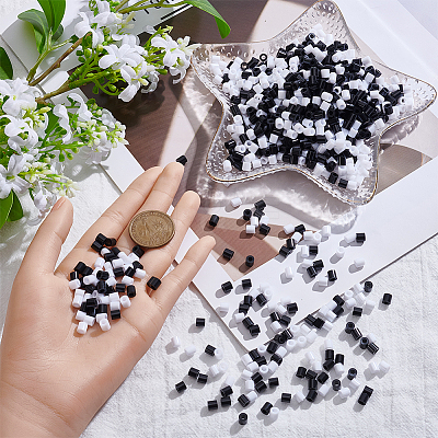 1000Pcs 2 Colors PE DIY Melty Beads Fuse Beads Refills DIY-SP0006-84-1