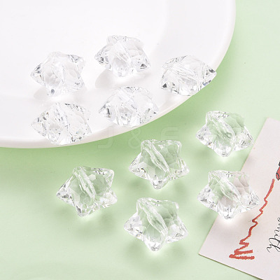 Transparent Acrylic Beads TACR-ZX018-02-1