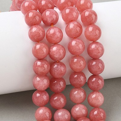 Dyed Natural Malaysia Jade Beads Strands G-G021-02C-22-1