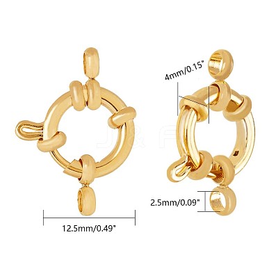 304 Stainless Steel Spring Ring Clasps X-STAS-G190-17G-1