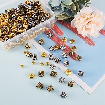 200g 4 Style CCB Plastic Beads CCB-SZ0001-06-1