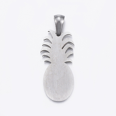 Tarnish Resistant 304 Stainless Steel Pendants STAS-H355-02P-1