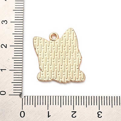Animal Puppy Alloy Enamel Pendants FIND-V001-03G-01-1