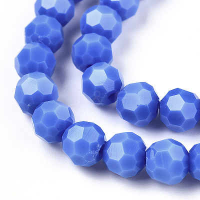 Opaque Glass Beads Stands EGLA-A035-P6mm-D07-1