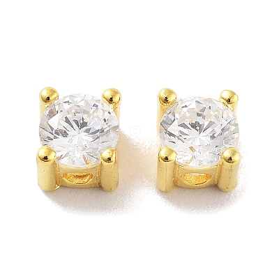 Real 18K Gold Plated 925 Sterling Silver Bead STER-H111-05G-01-1