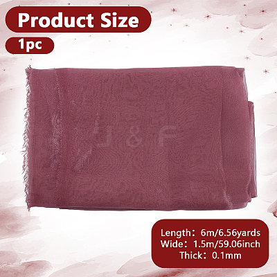 6M Polyester Gauze Fabric DIY-MA0007-13B-1