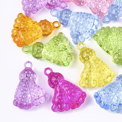 Transparent Acrylic Pendants TACR-S133-058-1