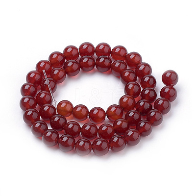 Natural Carnelian Beads Strands LS-G-S259-32-10mm-1