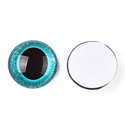 Glass Cabochons GGLA-T004-04O-1