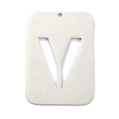 Non-Tarnish 304 Stainless Steel Pendants STAS-K216-49V-P-1