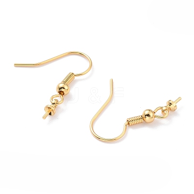 Real 18K Gold Plated Brass Earring Hooks LS-KK-L151-03G-NR-1