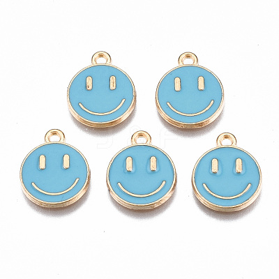 Alloy Enamel Charms X-ENAM-S121-165-RS-1
