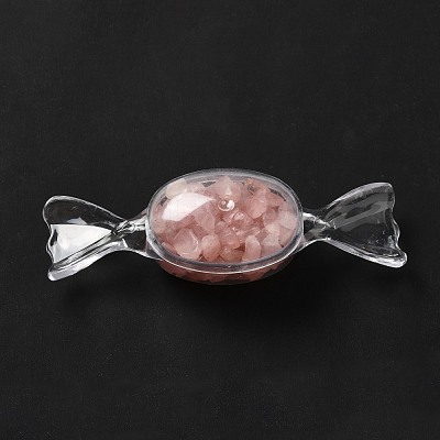 Natural Rose Quartz Chip Decorates DJEW-D004-01I-1