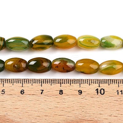 Dyed Natural Agate Beads Strands G-T141-15B-01-1