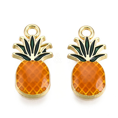 Alloy Enamel Pendants ENAM-T009-50A-RS-1