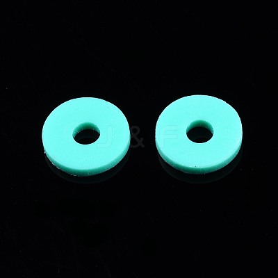 Handmade Polymer Clay Beads Strands CLAY-R089-6mm-T02B-14-1