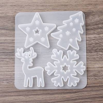 Christmas Theme Silicone Molds DIY-K073-53B-1