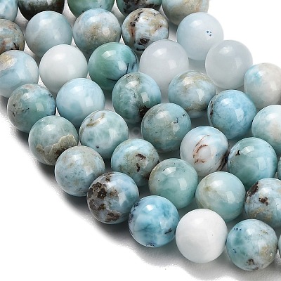 Natural Larimar Beads Strands GG-D001-A01-1