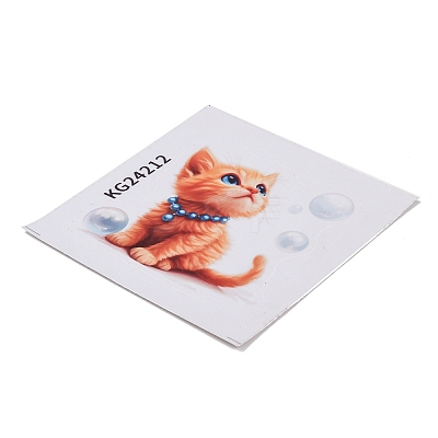 Animals PVC Waterproof Self Adhesive Stickers STIC-K001-04B-1