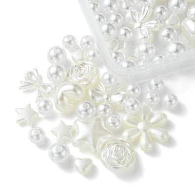 DIY ABS Plastic Imitation Pearl Beads Bracelets Jewelry Making Kits DIY-FS0006-53-1