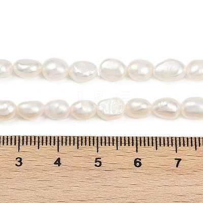 Natural Cultured Freshwater Pearl Beads Strands PEAR-P064-20H-06A-1