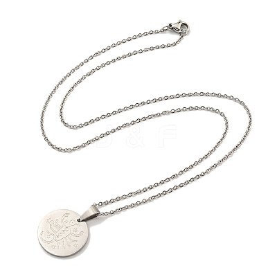 Non-Tarnish Constellation Pendant Necklaces LS-NJEW-S422-04P-08-1