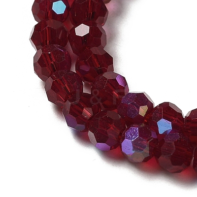 Electroplate Transparent Glass Beads Strands LS-EGLA-A035-T4mm-L02-1