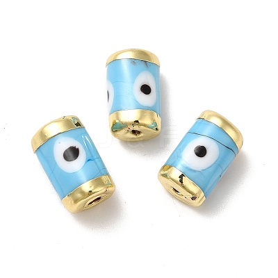 Handmade Evil Eye Lampwork Beads LAMP-M012-01LG-A-1