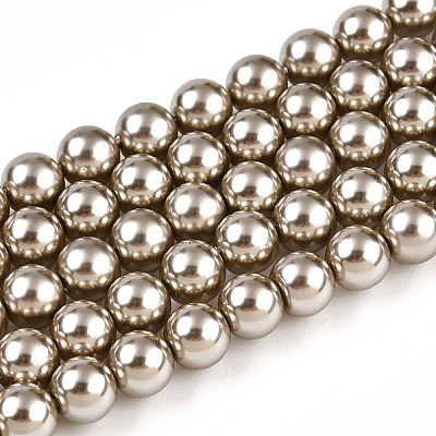 Glass Pearl Beads Strands HY-G002-01C-13-1