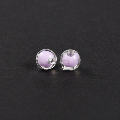 Acrylic Beads MACR-WH0007-09D-1