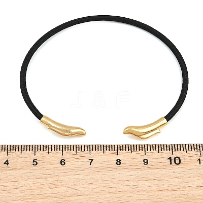 Braided Steel Wire Bangles Making KK-CBA6056-02A-G-1