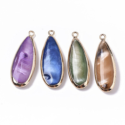 Natural Freshwater Shell Pendants SHEL-R047-03-1