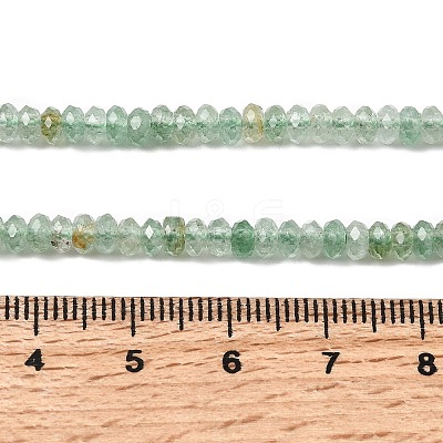 Natural Green Strawberry Quartz Beads Strands G-G343-A07-2x4mm-1