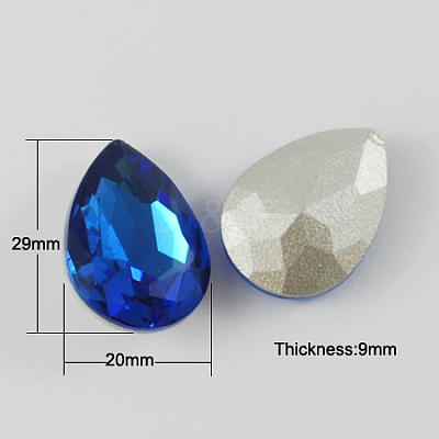 Glass Point Back Rhinestone RGLA-Q004-12-1