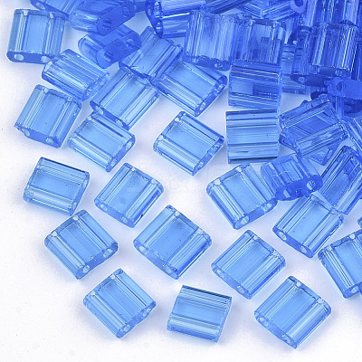 2-Hole Glass Seed Beads SEED-T003-01C-06-1