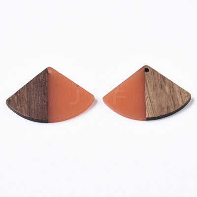 Resin & Wood Pendants RESI-S358-86B-04-1