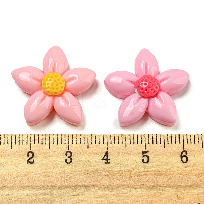 Opaque Resin Decoden Cabochons RESI-C046-03-1
