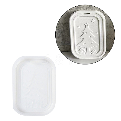 Christmas Series Hanging Tag DIY Pendant Decoration Silicone Molds DIY-M057-03G-1