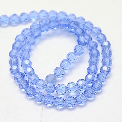 Glass Beads Strands EGLA-J042-8mm-05-1