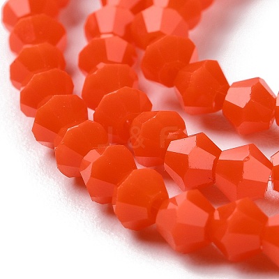 Opaque Solid Color Imitation Jade Glass Beads Strands LS-EGLA-A039-P4mm-D03-1