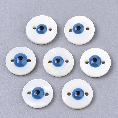 Freshwater Shell Links Connectors SHEL-N026-39B-1