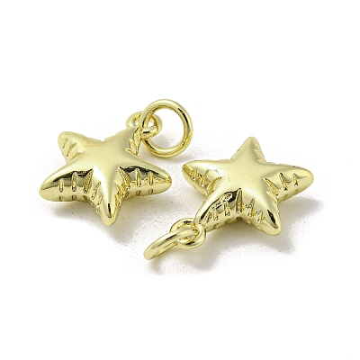 Rack Plating Brass Pendants FIND-Z024-05G-1