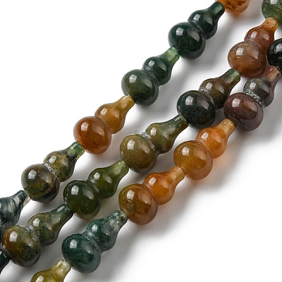 Natural Indian Agate Beads Strands G-C039-A07-1